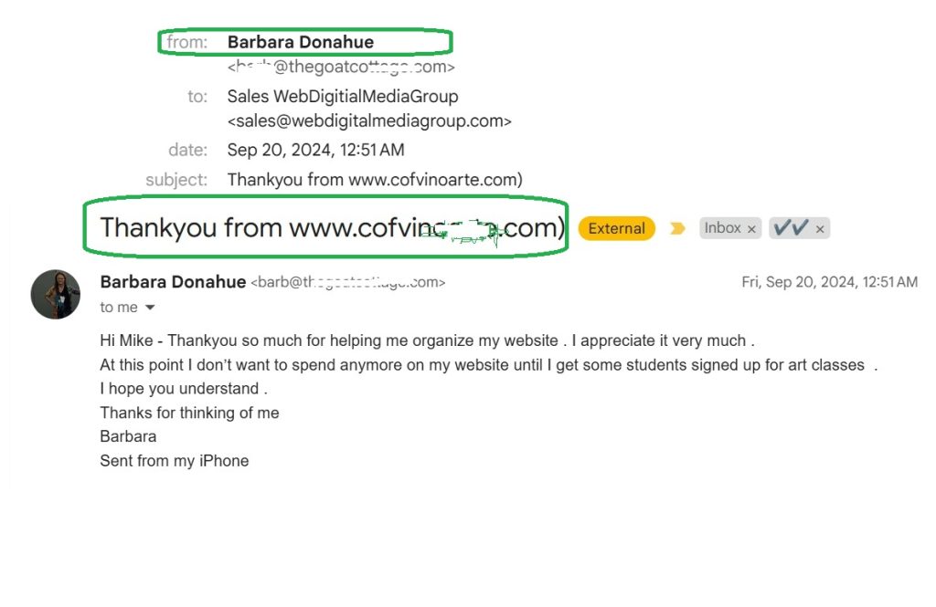 Thankyou from www.cofvinoarte.com)