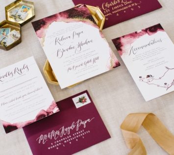Foil Print Invitations