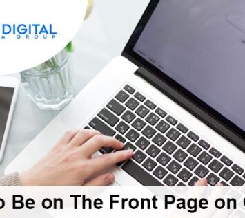 Front Page on Google