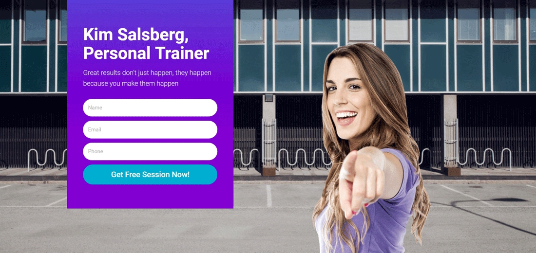 Landing page creation with Elementor